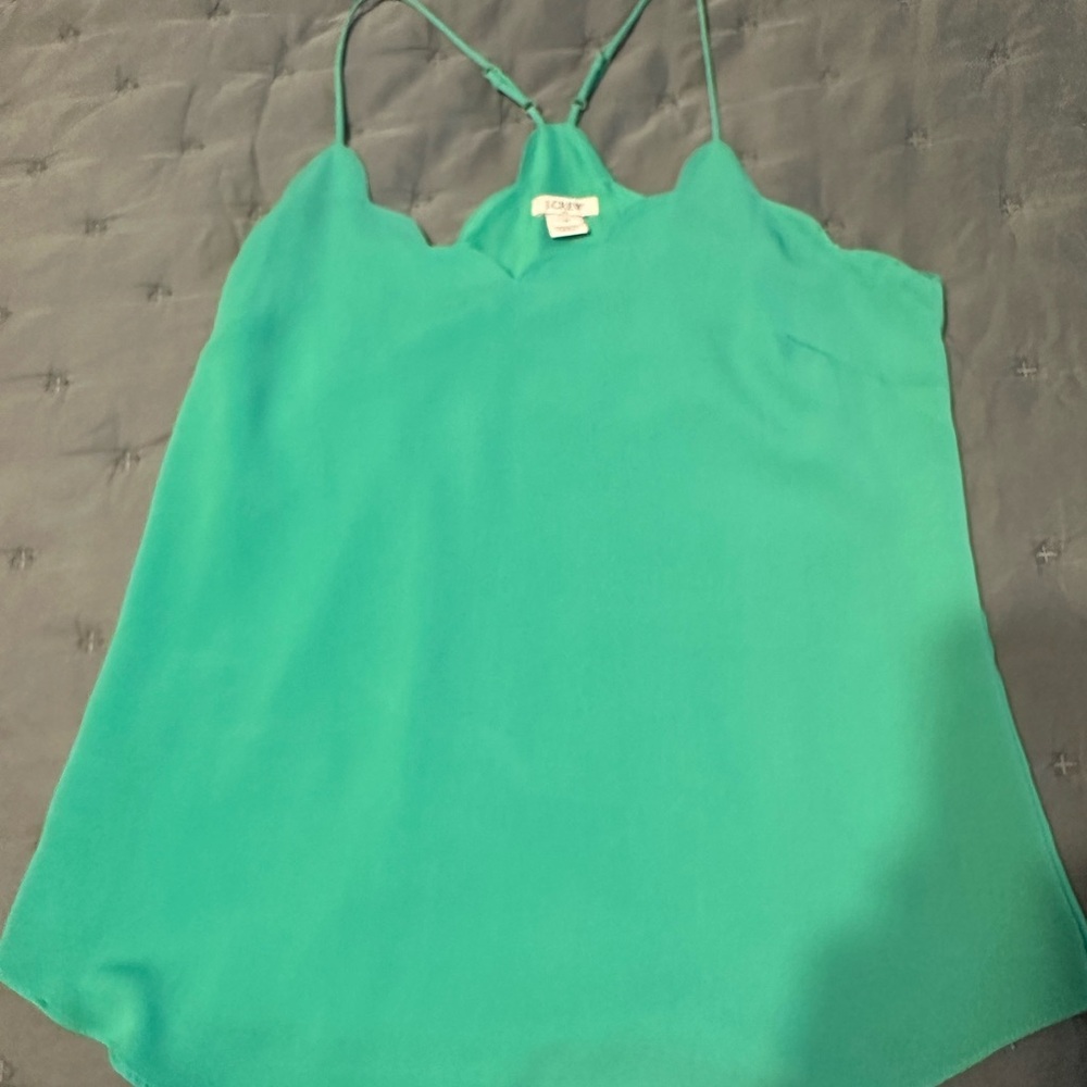 J Crew Small Green Cute Camisole